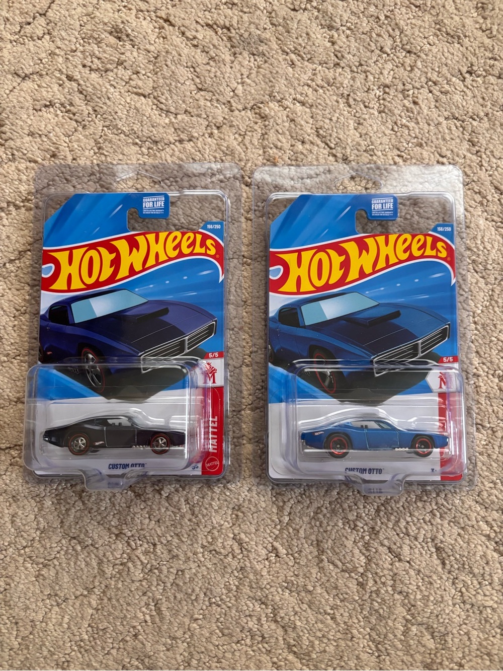Hot Wheels Custom Otto STH Super Treasure Hunt + Mainline Bundle w/ Protectors